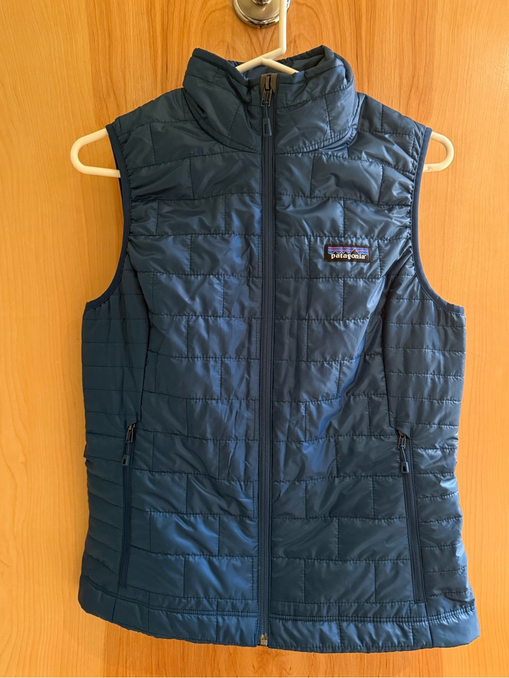 Patagonia S Women’s Nano Puff Quilted Insulated Vest in Lagom Blue NEW w Tags!